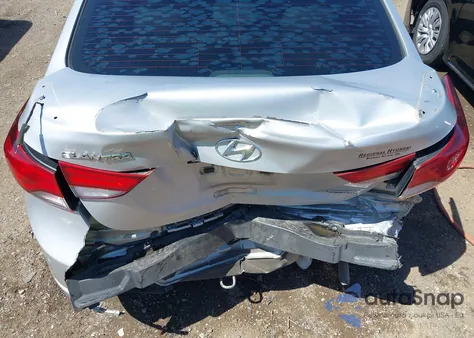 2014 Hyundai Elantra Limited из США, поврежденный, VIN KMHDH4AE5EU172385